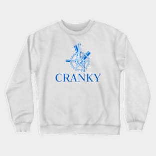 Cranky Bicycle Crewneck Sweatshirt